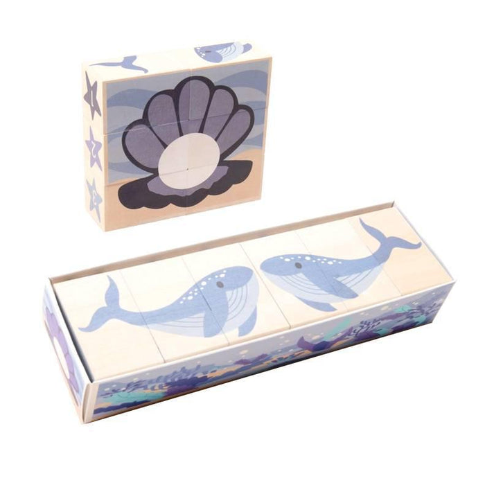 Blocks - Ocean Environments (Set of 6) by Uncle Goose