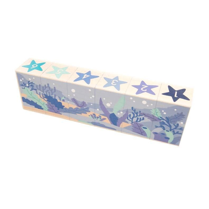 Blocks - Ocean Environments (Set of 6) by Uncle Goose