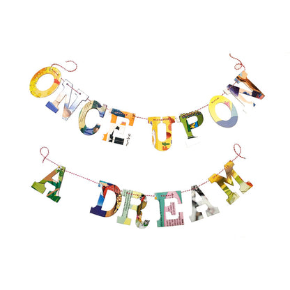 Board Book Garland Kit -- ONCE UPON A DREAM
