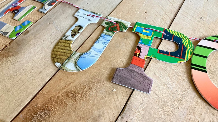 Board Book Garland Kit -- ONCE UPON A DREAM