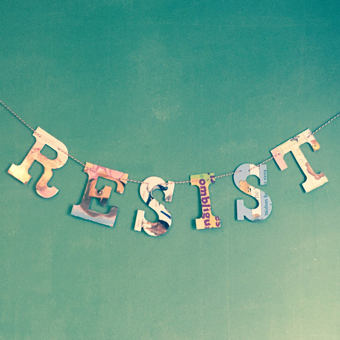 Board Book Garland Kit RESIST
