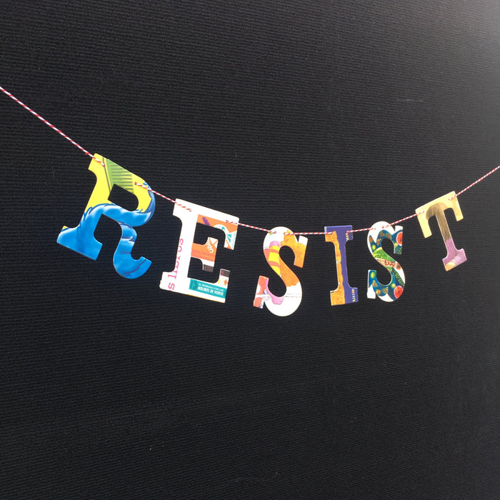 Board Book Garland Kit RESIST
