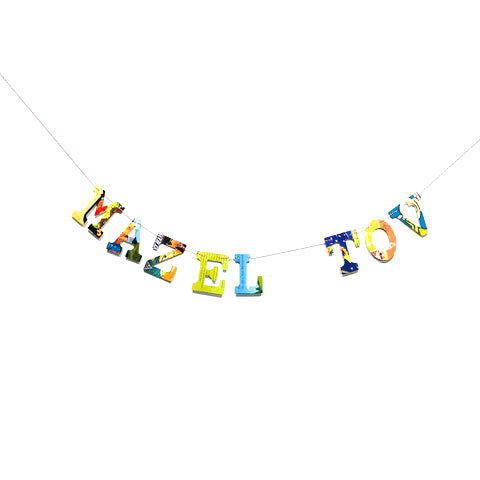 Board Book Phrase Garland Kit -  MAZEL TOV