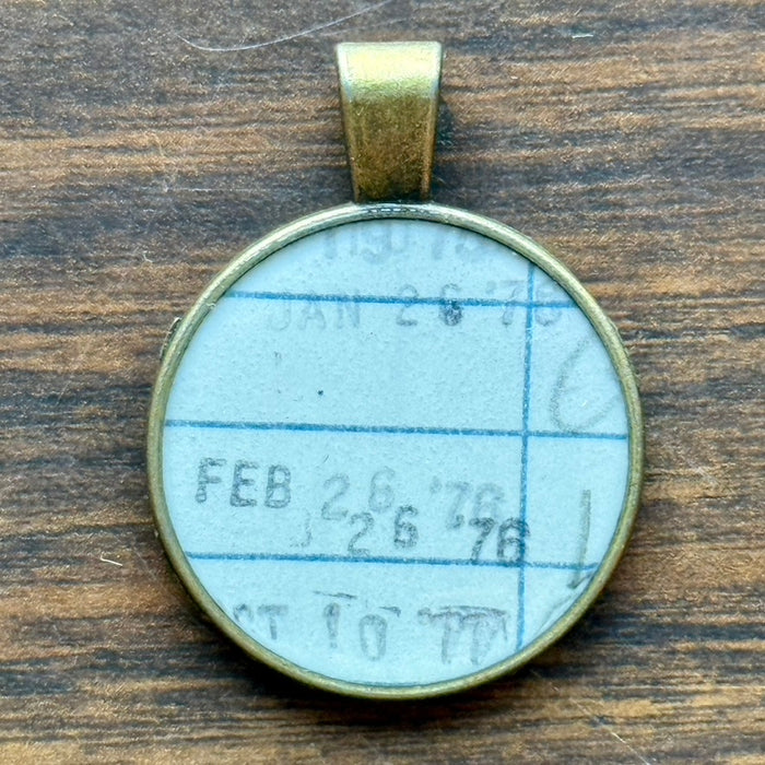 Book Lover Necklace -- January 26 February 26