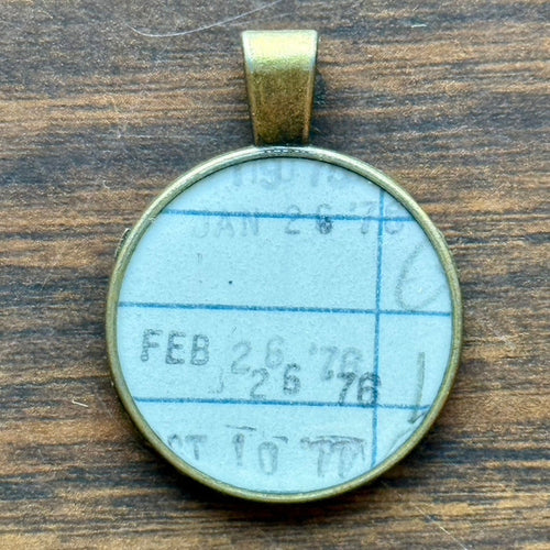 Book Lover Necklace -- January 26 February 26