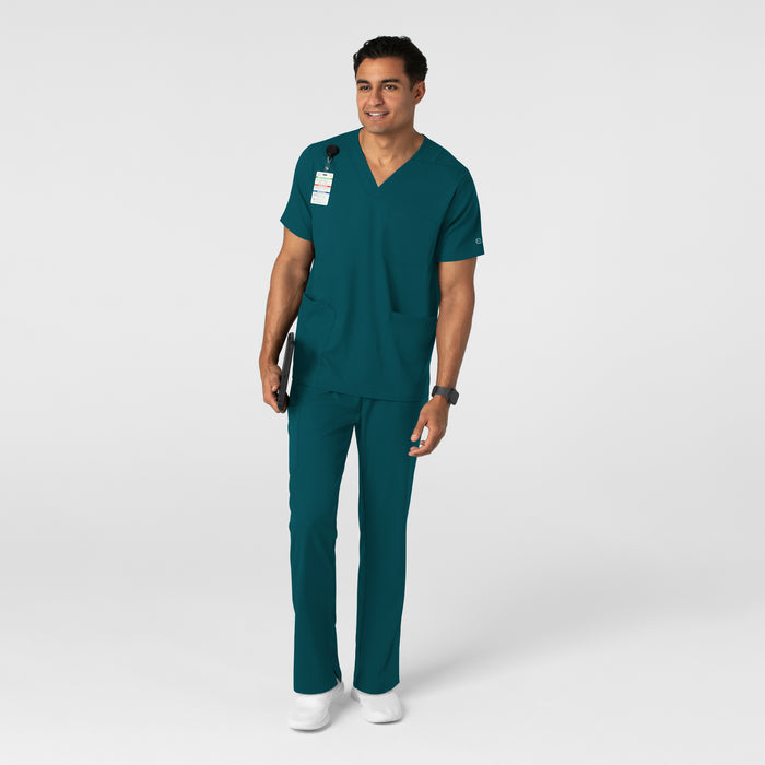 Boundless Men's Straight Leg Scrub Pant Caribbean full scrub set