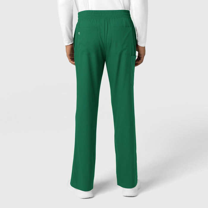 Boundless Men's Straight Leg Scrub Pant Hunter back view