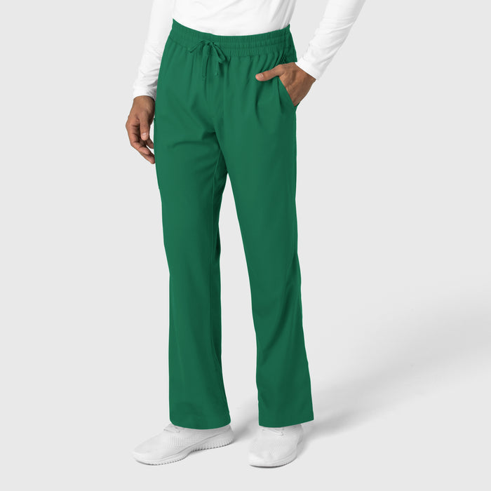Boundless Men's Straight Leg Scrub Pant Hunter side view