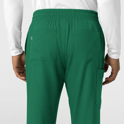 Boundless Men's Straight Leg Scrub Pant Hunter side detail 2