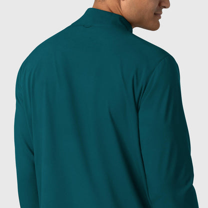 Boundless Men's Warm Up Jacket Caribbean hemline detail