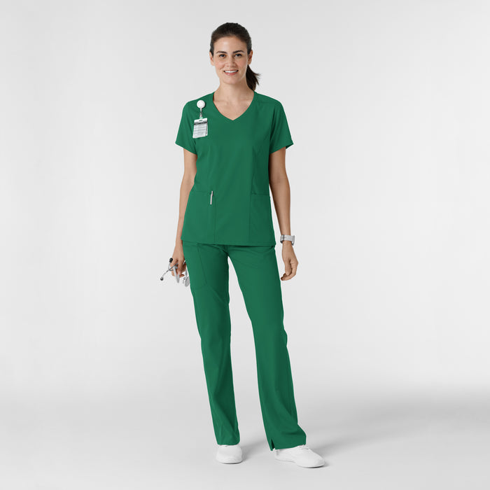 Boundless Women's Bootcut Scrub Pant Hunter full scrub set
