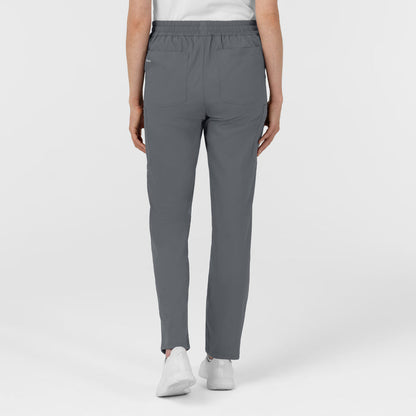 Boundless Women’s High Rise Tapered Scrub Pant Pewter back view
