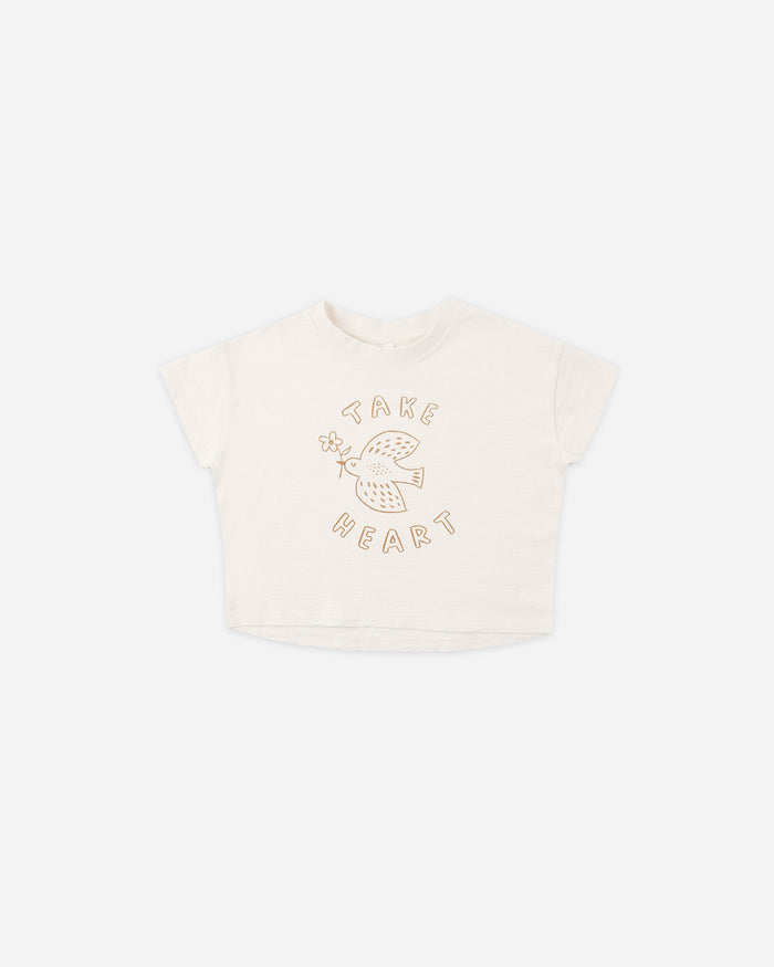 Boxy Tee in Take Heart