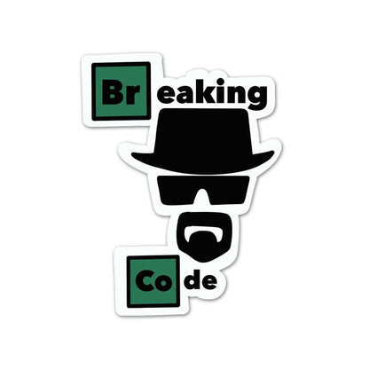 Breaking Code Sticker - Stickers | STICK IT UP