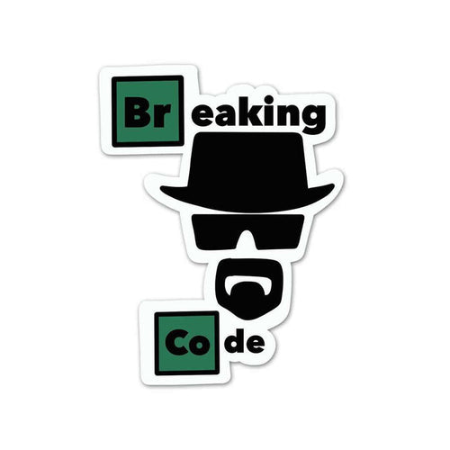 Breaking Code Sticker - Stickers | STICK IT UP