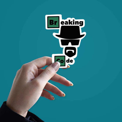Breaking Code Sticker - Stickers | STICK IT UP