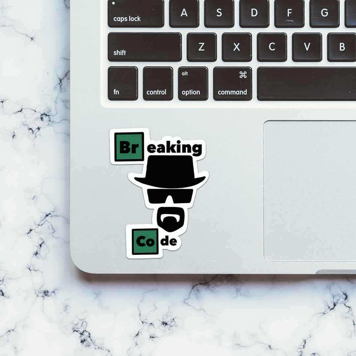 Breaking Code Sticker - Stickers | STICK IT UP