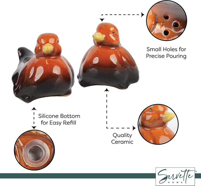 Brown Duck Salt and Pepper Shaker Set