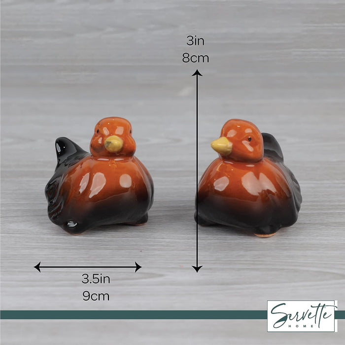 Brown Duck Salt and Pepper Shaker Set