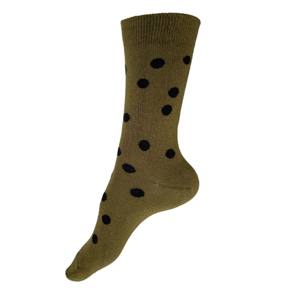 Bubble Socks - Olive/Black