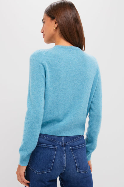 Blue Mist Cashmere Riley Cardigan