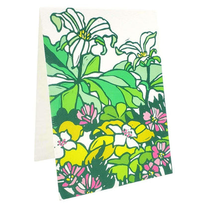 Card - All Occasion - Botanical Spring Trillium by Little Green