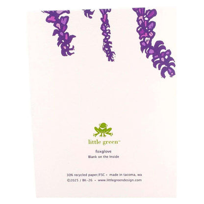 Card - All Occasion - Spring Purple Foxglove by Little Green