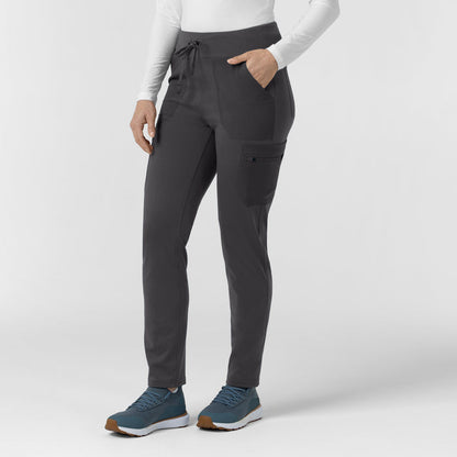 Force Cross-Flex Knit Women's Modern Scrub Pant Pewter side view