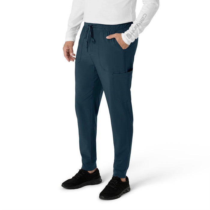 Force Cross-Flex Men's Jogger Scrub Pant Navy side view