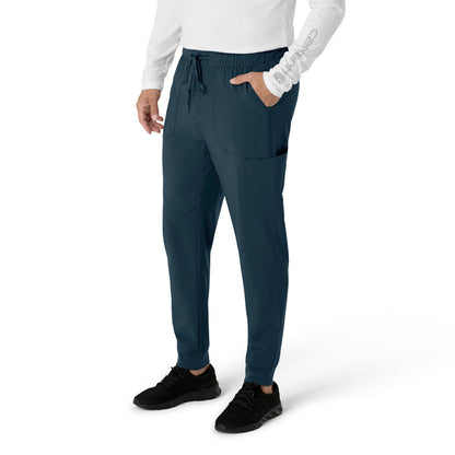 Force Cross-Flex Men's Jogger Scrub Pant Navy side view