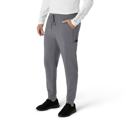 Force Cross-Flex Men's Jogger Scrub Pant Pewter side view