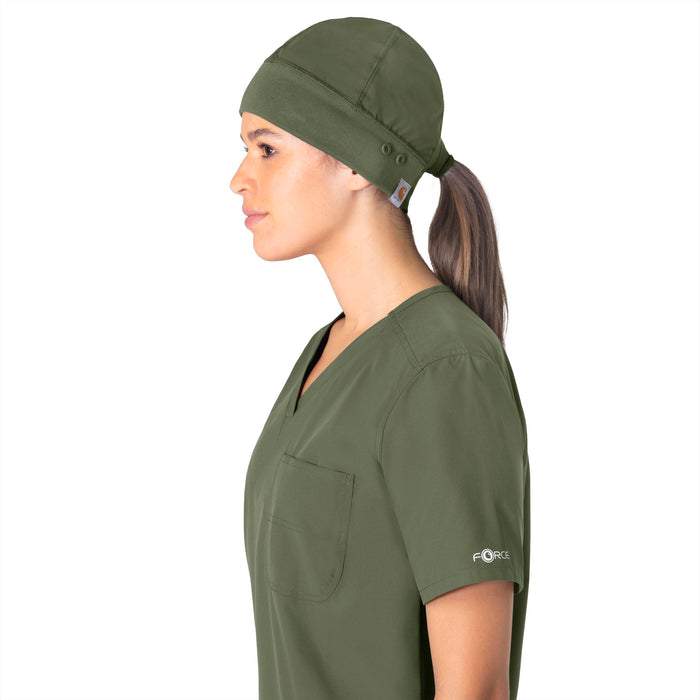 Carhartt Essentials Unisex Beanie Scrub Cap - Olive
