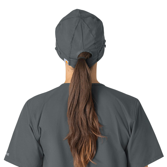 Force Essentials Unisex Beanie Scrub Cap Pewter back view