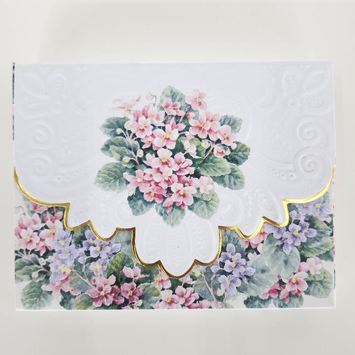 Carol Wilson African Violet Boxed Cards