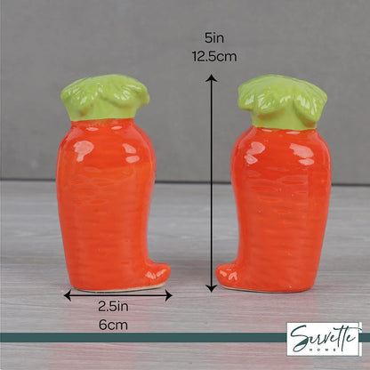 Carrot Salt and Pepper Shaker Set