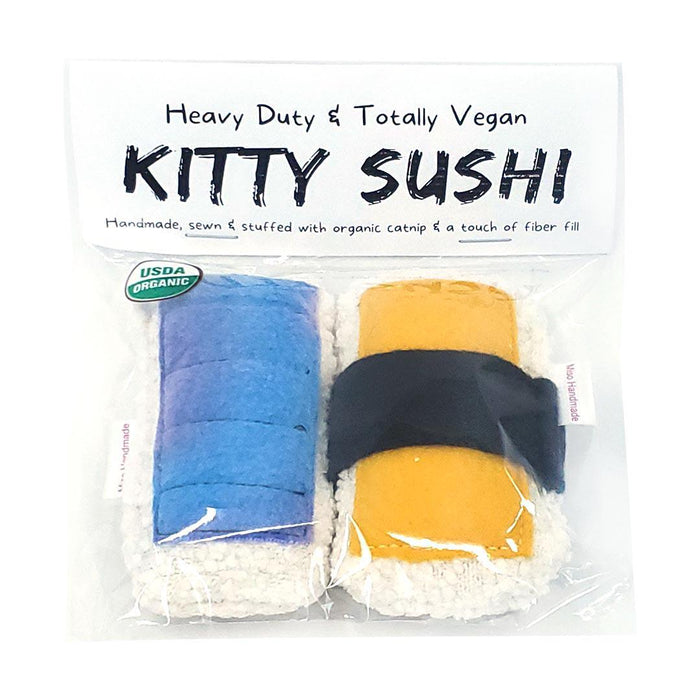 Cat Toy - Catnip Sushi (Set of 2) by Miso Handmade