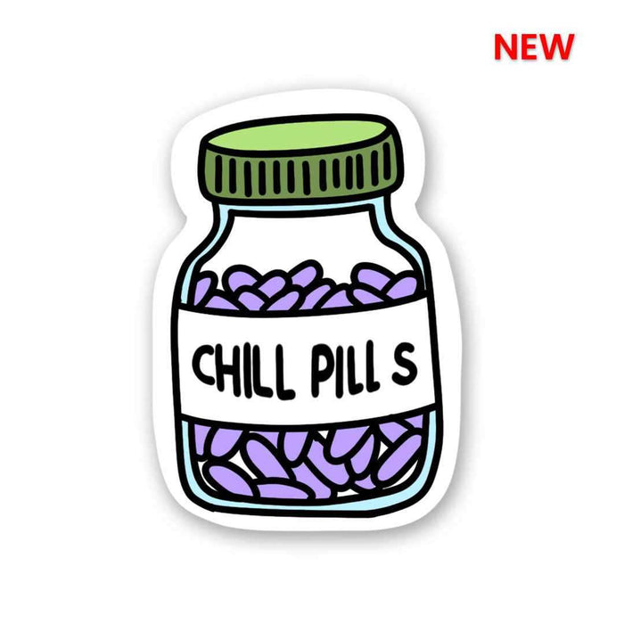 Chill Pill Sticker - Stickers | STICK IT UP