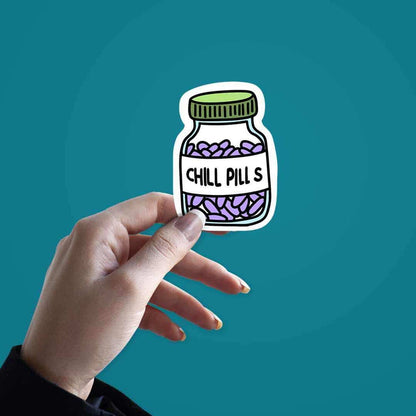 Chill Pill Sticker - Stickers | STICK IT UP