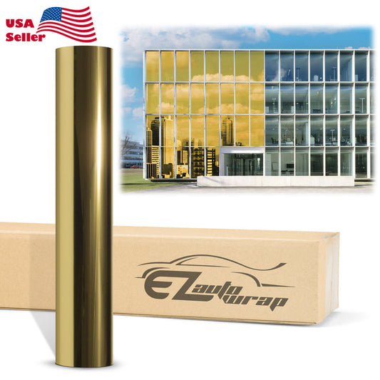 Chrome Window Film Gold Tint #09