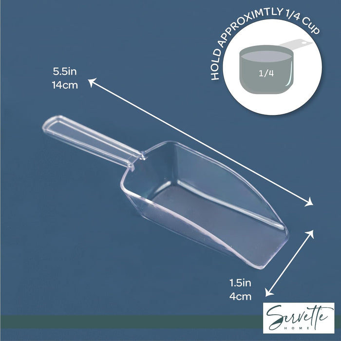 Clear Candy Scoop - 2 Packs