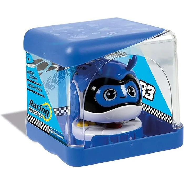 Clementoni- Racing Bug-Scarabée-Robot télécommandé pour Enfants-Jeu éducatif et Scientifique, 4 Ans et Plus,