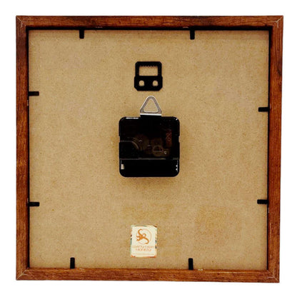 Clock - Vintage Game Board (Cross Race) by Crafty Earth Monkey