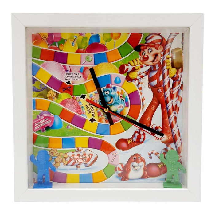 Clock - Vintage Game Board (Sugar World) by Crafty Earth Monkey