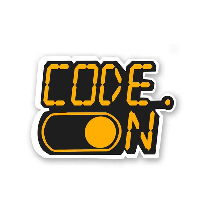 Code On Sticker - Stickers | STICK IT UP