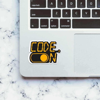 Code On Sticker - Stickers | STICK IT UP