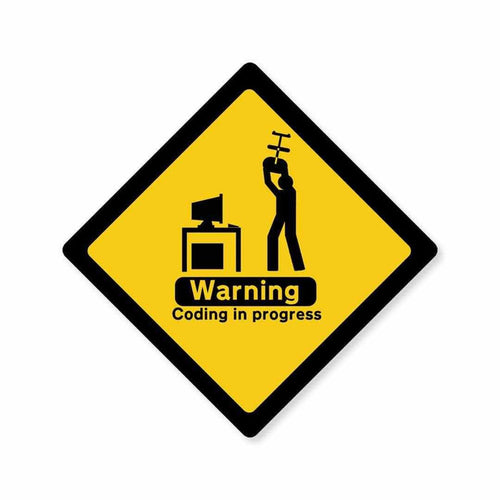 Coding in progress Sticker - Stickers | STICK IT UP