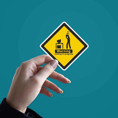 Coding in progress Sticker - Stickers | STICK IT UP