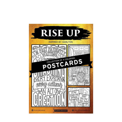 Coloring - Rise Up (Pages or Postcards) by Coloring Broadway