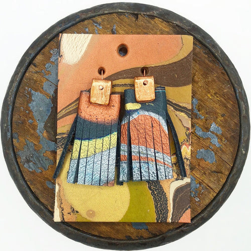 Copper Love Tassel Earrings - No One Alike