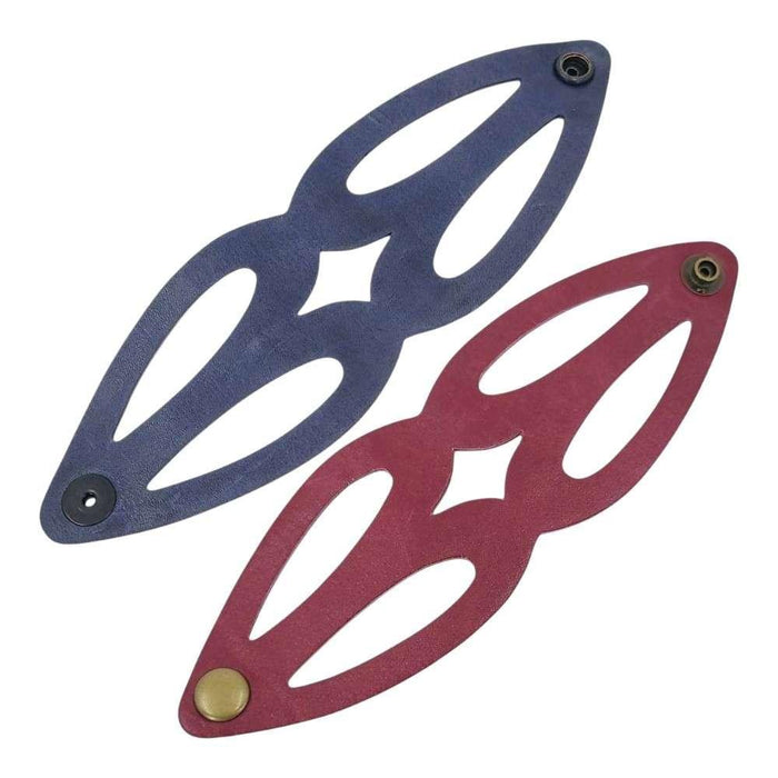 Cuff - Valentine Reversible (Cranberry Red and Violet Ink) by Oliotto